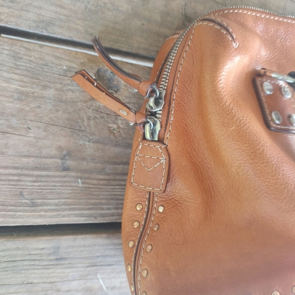 Michael Kors Leather Studded Handbag - Picture 5 of 12